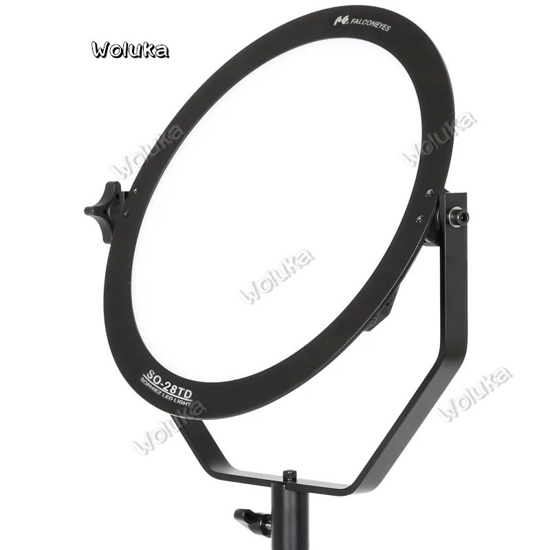 Falcon-Eyes-SO-28TD-video-light-28W-led-panel-lamp-round-soft-Photographic-lighting-Studio-Light