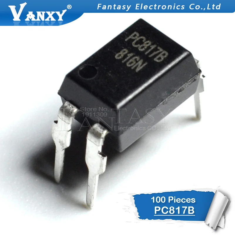 

100PCS PC817B DIP4 PC817-B DIP PC817 B new and original IC