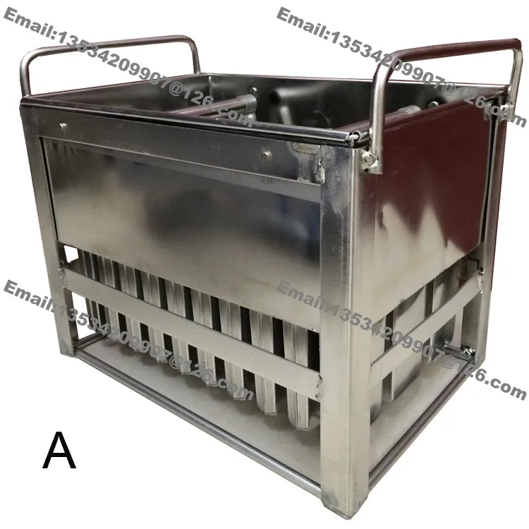 

Free Shipping Stainless Steel Frozen Yogurt Ice Cream Ice Pop Lolly Cube Icepop Popsicle Freezer Mold Mould Tray Maker
