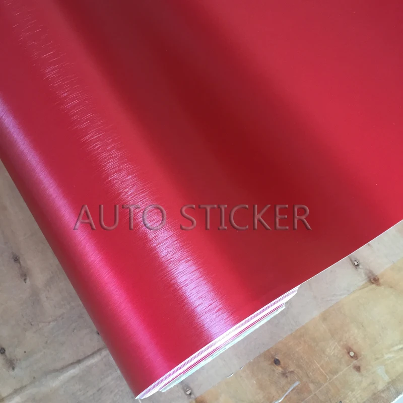 10/20 Вт 30 Вт/40/50X152CM красный металлик матовый хром винил металлический Виниловая