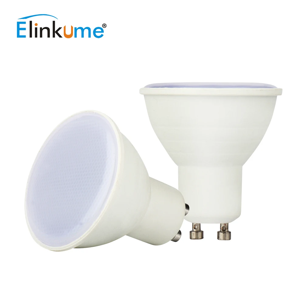 

Elinkume Powerful GU10 LED Bulb 6.8w Spotlight Bulb AC220V Cold White Home Lighting High Power Lamp For Indoor Downlight