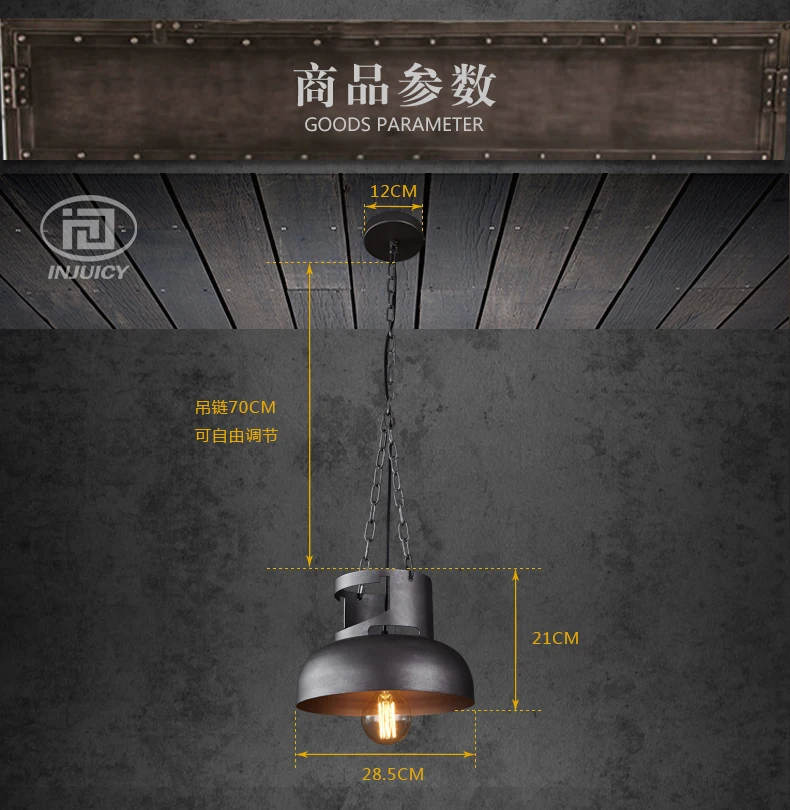 Лофт Промышленные Газовые jar edison Винтаж Открытый Подвесные Светильники тема кафе ресторан Освещение счетчик Обеденная магазин Droplight
