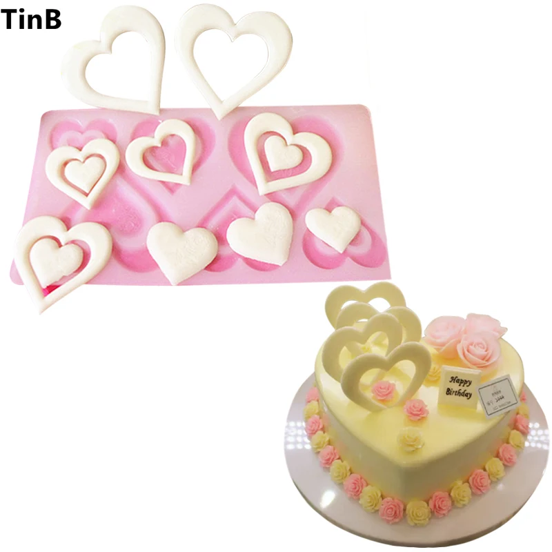 Valentine S Day Gift Heart Silicone Mold Cake Decorating