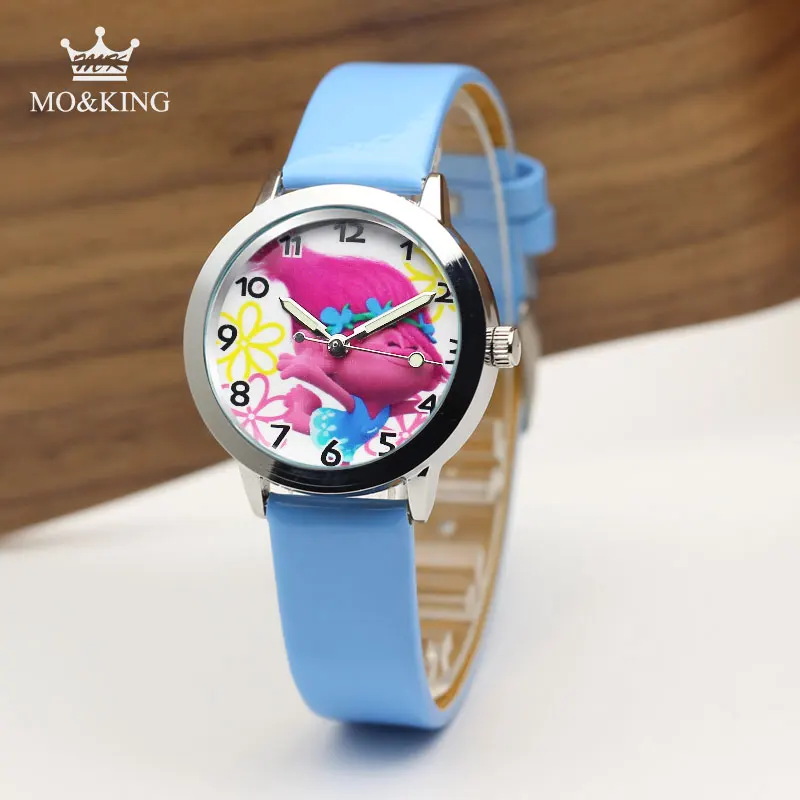 Новый милые хит продаж цветок эльф мультфильм часы детей обувь для девочек для женщин Кристалл платье кварцевые наручные часы Montre Enfant микс