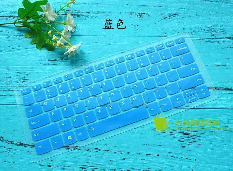 Силиконовая Защитная пленка для клавиатуры, защита кожи для lenovo Yoga 720 15 15,6 дюймов/Flex 5 14 14 ''15,6'' - Цвет: blue