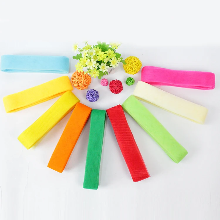 

2" 5cm Soft Polyester Netting Ribbon Plain Crin Braid For Use In Making Hats Fascinator/Craft /Wedding Dress Sewing