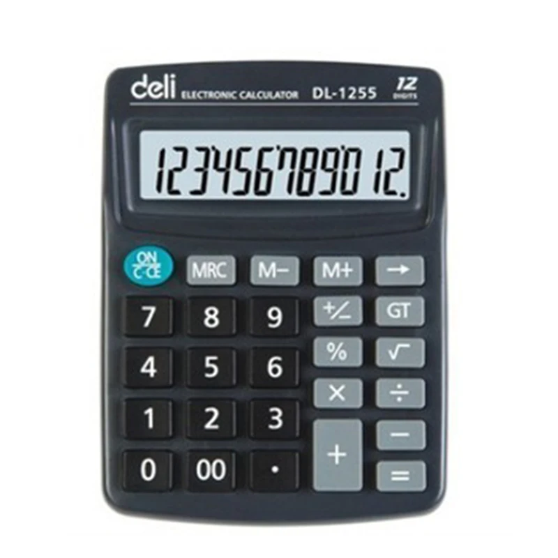 2018 قطعة واحدة ديلي 12 أرقام حاسبة 1255 حاسبة الكمبيوتر قادرة القرطاسية اللوازم المكتبية 2018 قطعة واحدة ديلي 12 أرقام حاسبة 1255 حاسبة الكمبيوتر قادرة القرطاسية اللوازم المكتبية