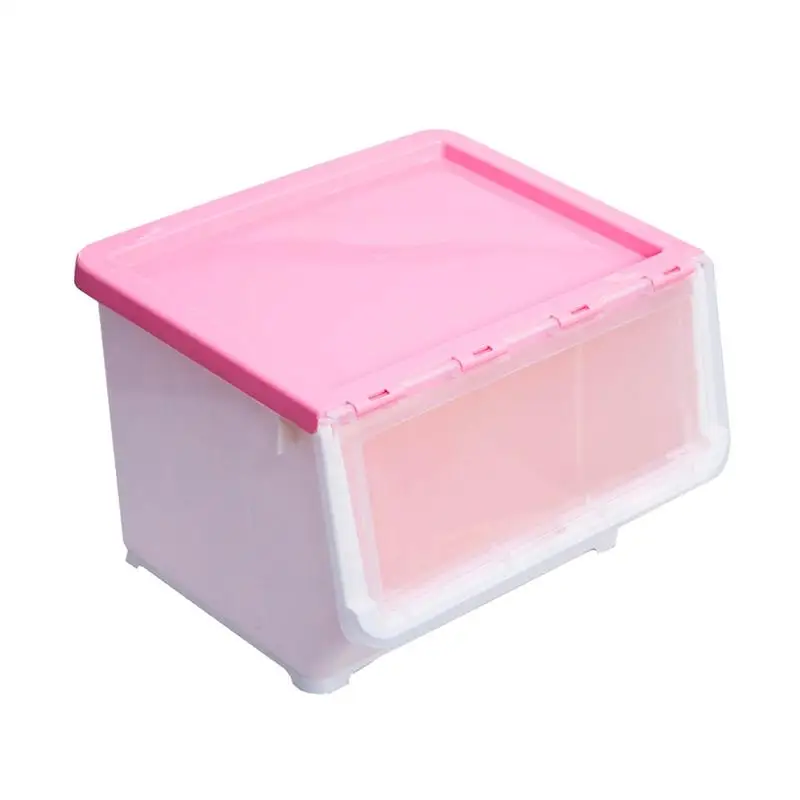 

1 Pcs Books Storage Box Practical Durable Household Plastic Toys Container Clothes Storage Bins for Living Room