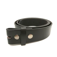 DIY Riemen accessoires Zwart PU lederen riem zonder gesp plus size 130 cm mannen riem breedte 3.8 cm
