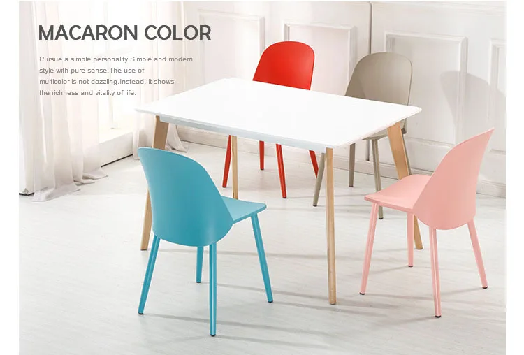 Скандинавский дизайн креативная Повседневная Кофейня мебель, обеденный стул офисный пластик минималистичный Спальня Кабинет удобный стул