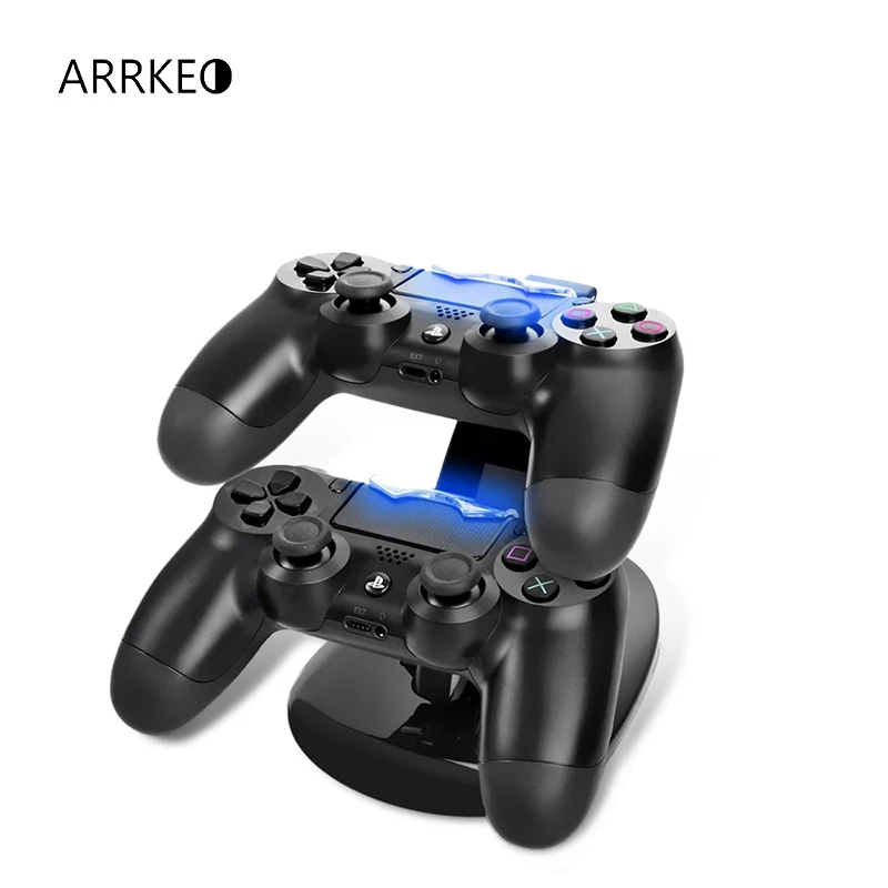 ARRKEO USB Charging LED Remote Controller Chargers Stand For