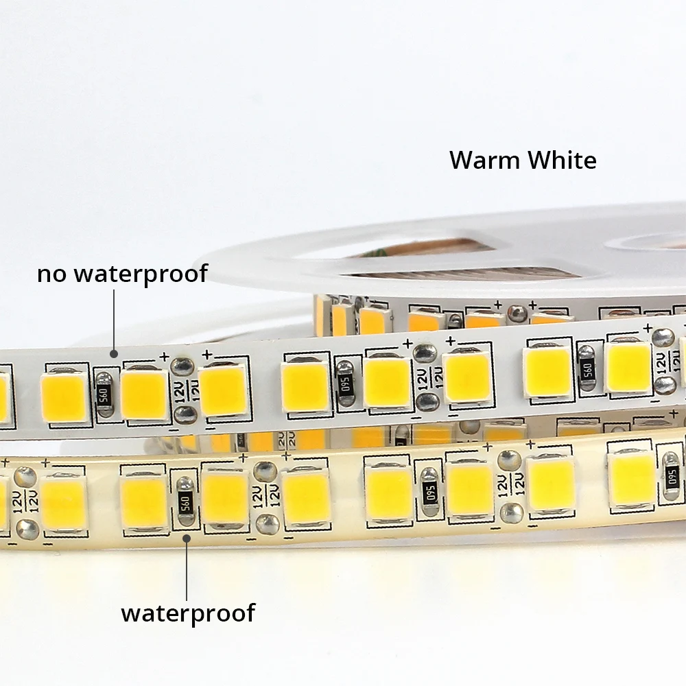 Светодиодные ленты 5054 5 м 120 светодио дный s 12 В гибкий свет высокое Яркость обновлен лучше, чем 5050 теплый белый/холодный белый/голубой лед Водонепроницаемый