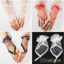 MYTL новые модные сексуальные кружевные наручные перчатки без пальцев вечерние короткие перчатки