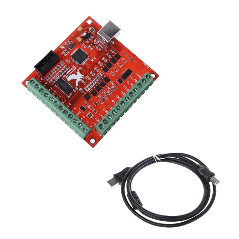 CNC USB MACH3 100 кГц Breakout плата 4 осевой интерфейс драйвер шаговый контроллер движения