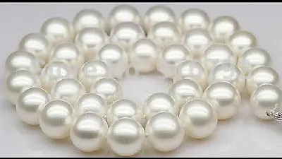 

WholesalePRETTY 18"JAPANESE AKOYA PERFECT 9- 10MM WHITE PEARL NECKLACE