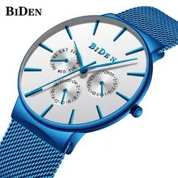 Relogio 2019 для мужчин s наручные часы Роскошные Лидирующий бренд Модные сталь сетки водостойкие спортивные мужские часы