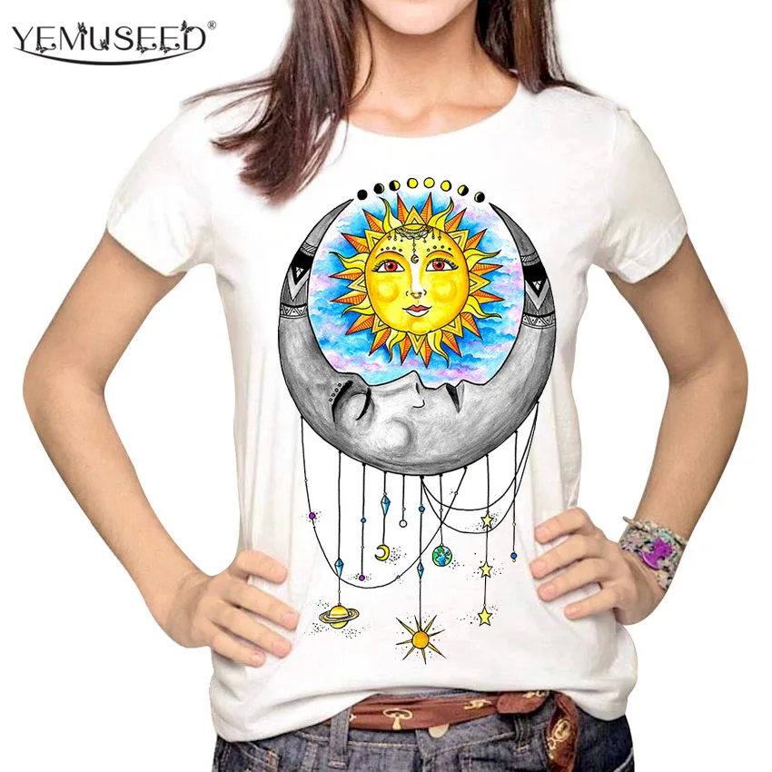 

Universal Love Crew Neck Cute Top Harajuku Retro Tee shirt Women Clothes T shirt WMT263