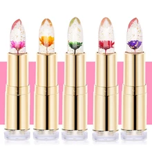 Elecool гелевая Цветочная помада Температура Цвет меняющий блеск для губ увлажняющая стойкая губная помада инструмент для макияжа TSLM2