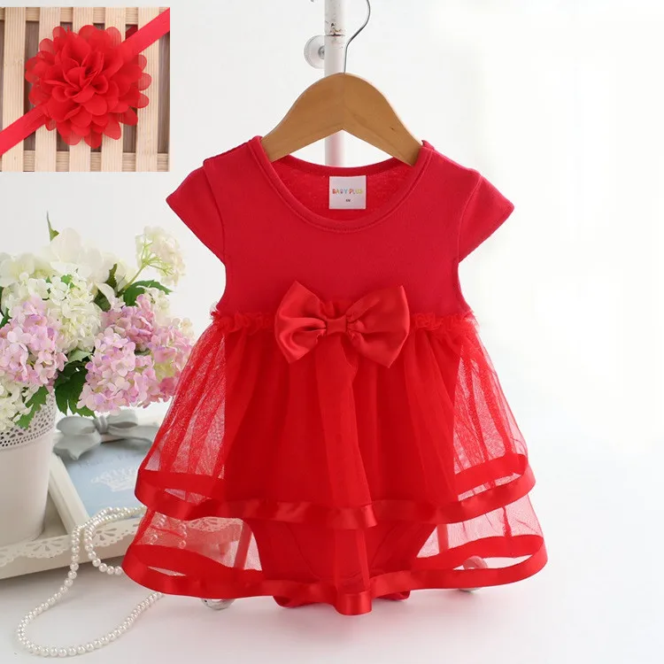 

DOLLMAI reborn baby girls doll clothes 2018 fresh new red sleeveless dress with headdress fit 50-57cm doll accessories clothing
