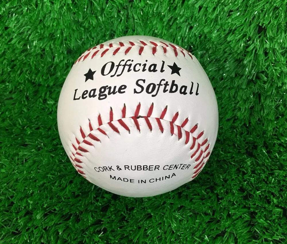 

Hot sale!New White Base Ball Baseball Practice Trainning PVC Softball/Hardball hand sewing Sport Team Game,Free shipping!!