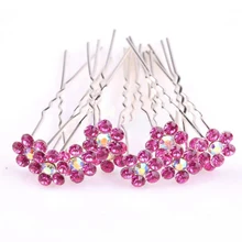 Горячая распродажа 10 шт. стразы жемчужные аксессуары для волос для невесты свадебные заколки для волос женские ювелирные изделия с кристаллами изысканный головной убор
