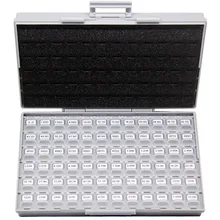 AideTek SMD SMT 0603 Размер 72 значения 100 шт/в E96 1% Резистор Комплект 0 10 м RoHS коробка-все этикетки пластиковая часть коробка R06E12100