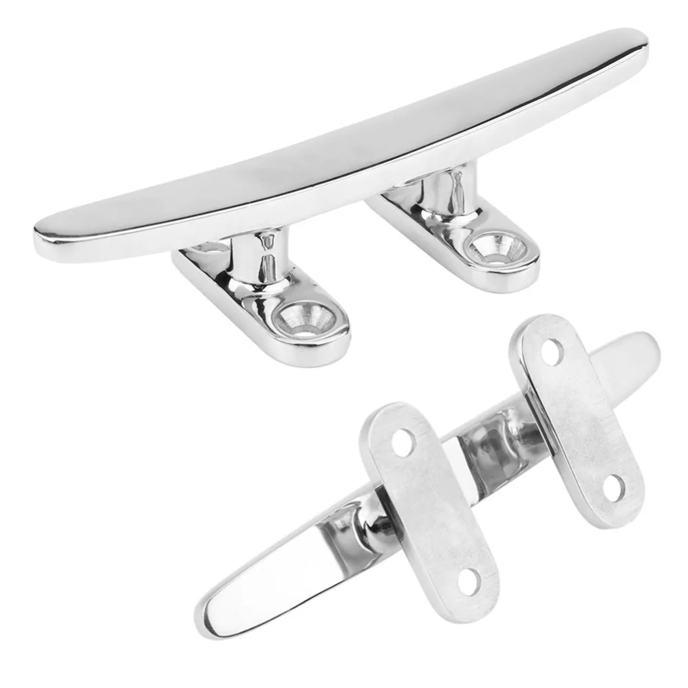 316 Stainless Steel 125MM Sailing Lock Bolt Boat Cleat Marine Boat Dock