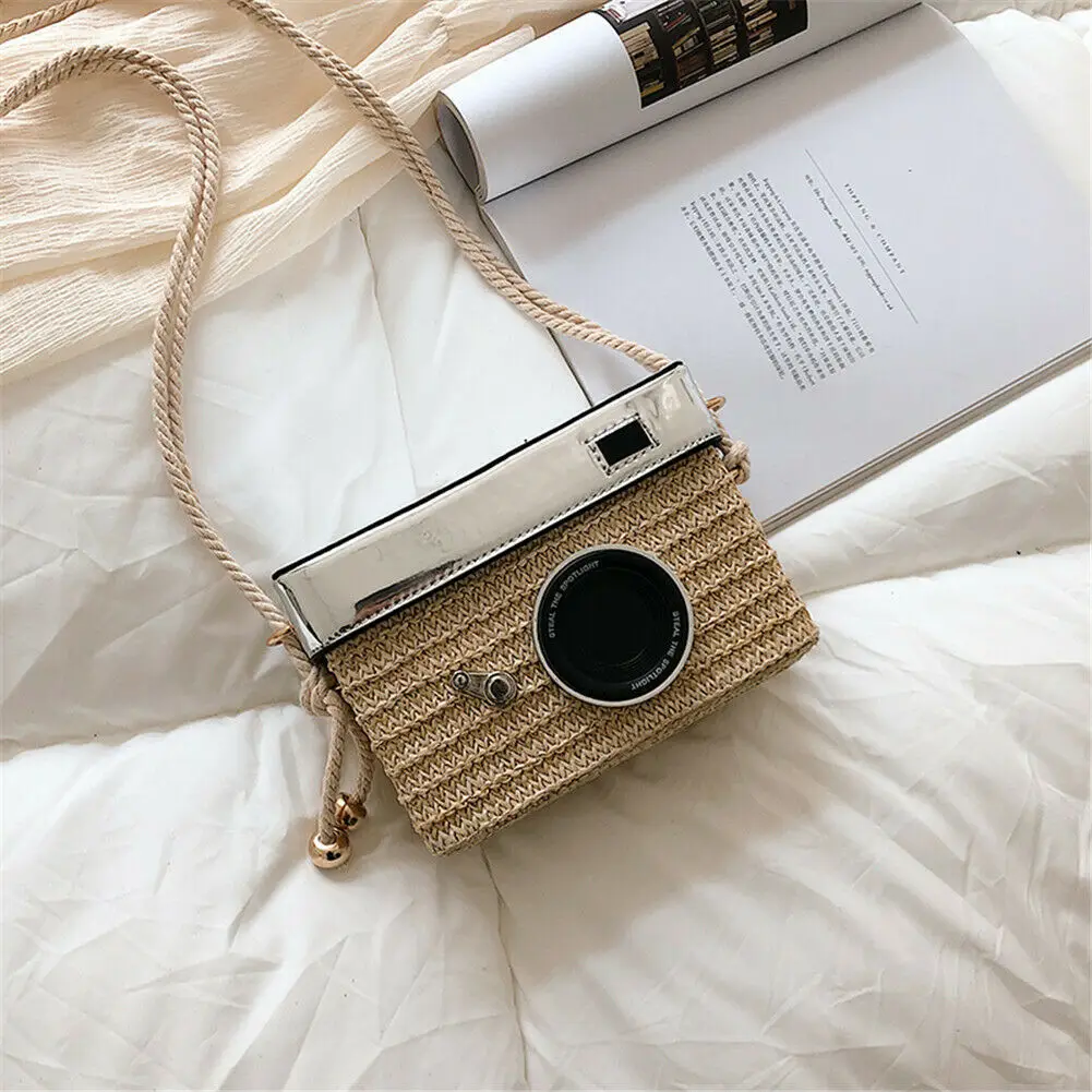 

Women Designer Camera Bag Women's Handbag Shape Clutch Vintage Shopper Shoulder Bags Ladies Casual Mini Messenger Handbags Totes