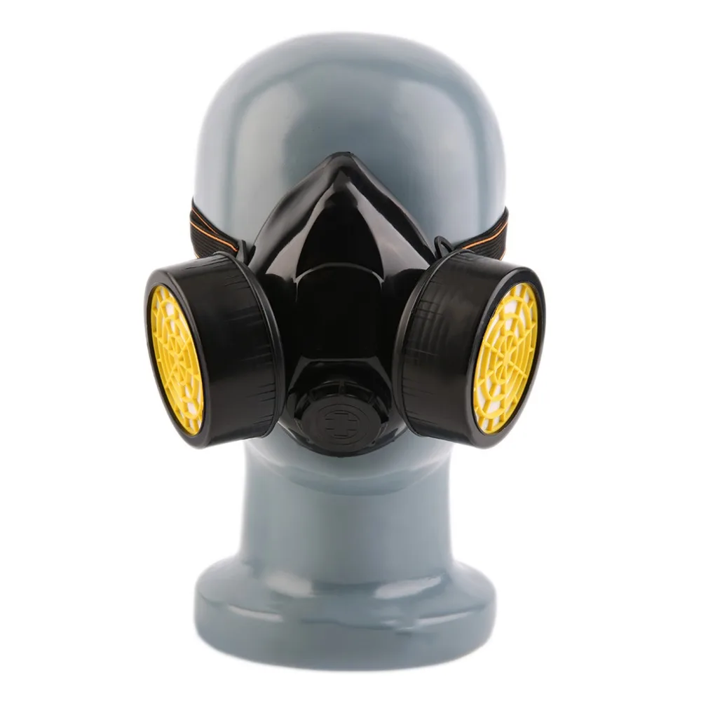 Аварийная безопасность, выживание респираторная газовая маска с 2 двойными защитными фильтром Прямая Heaith уход за лицом маски для носа