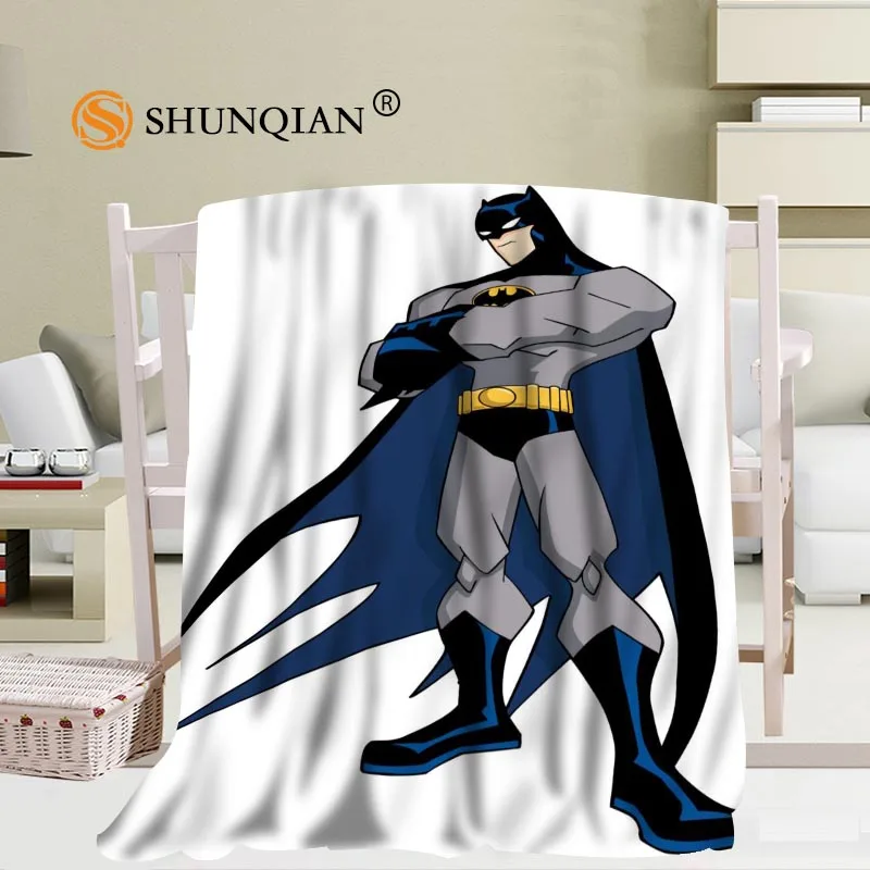 Одеяло Бэтмена на заказ, фланелевое одеяло Falafel, ткань 56x80 дюймов, 50X60 дюймов, 40X50 дюймов, одеяло для дивана, кровати, теплое одеяло для детей и взрослых - Цвет: Blanket