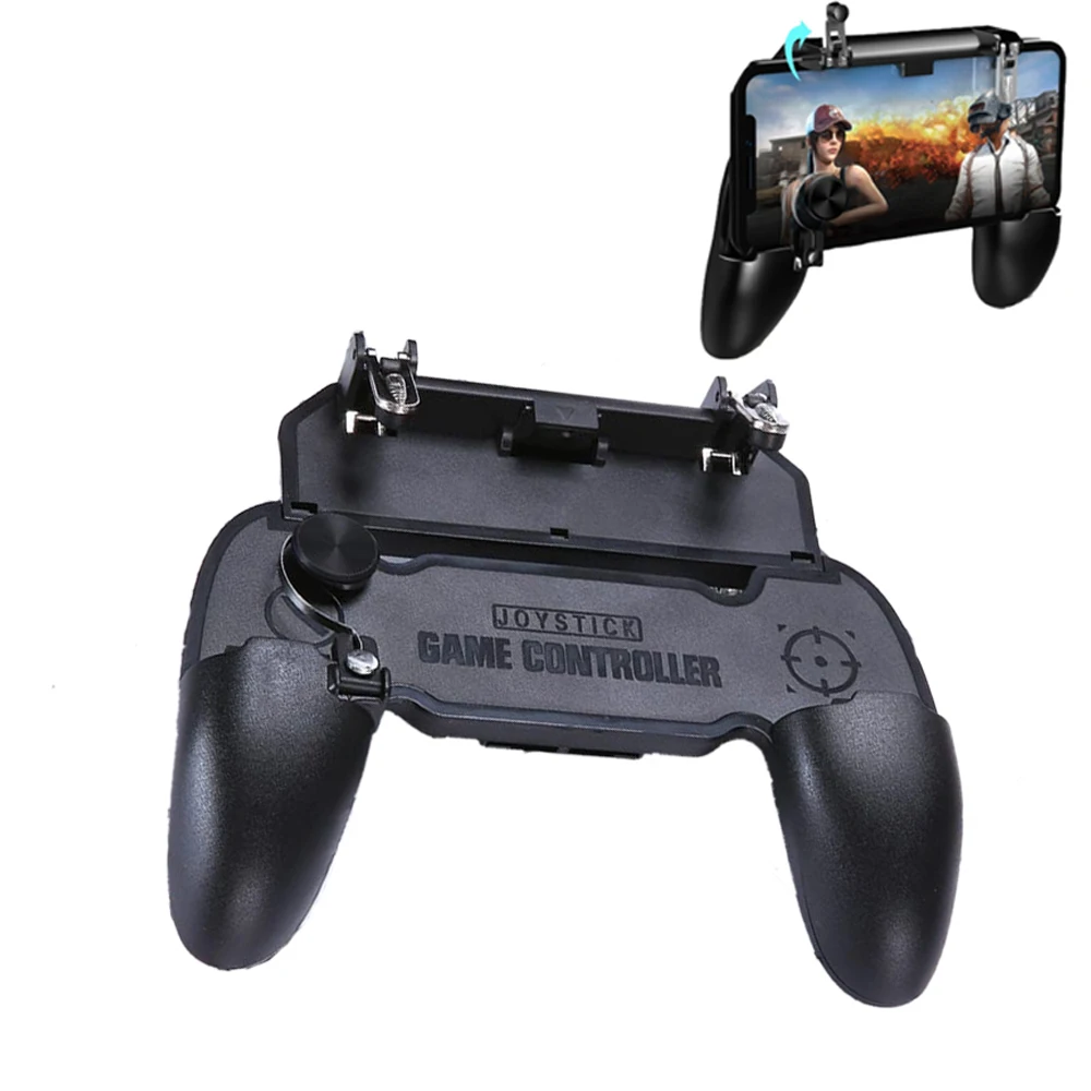 W11 + PUBG Mobile Gamepad Joystick Metalen L1 R1 Trigger free fire pubg controller for iPhone Android phone Gaming Gamepa