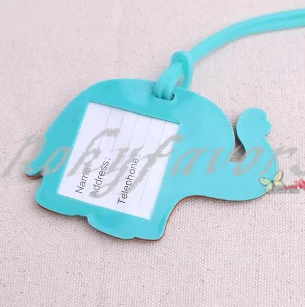elephant luggage tag a05