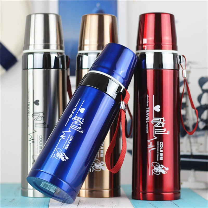 1PC Fashion Bullet Portable Thermos Flask Stainless Steel Water Tea