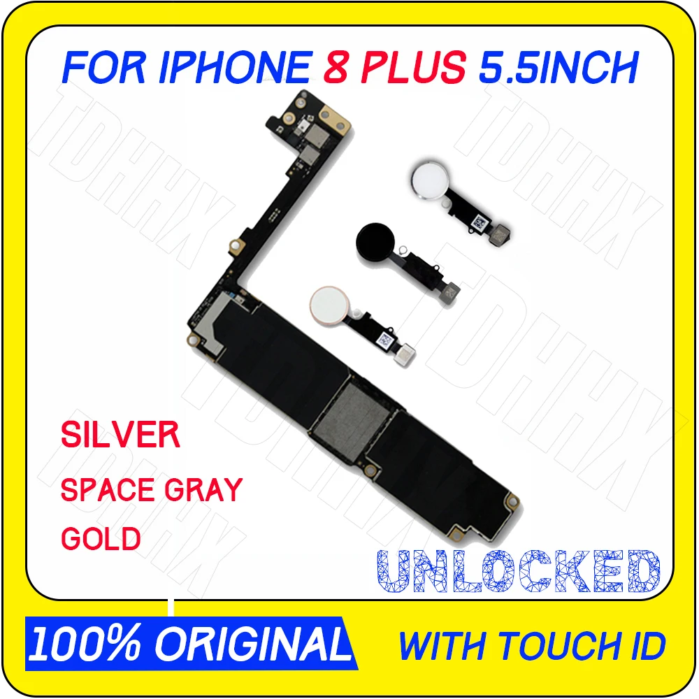 

64GB / 256GB Motherboard For iPhone 8 Plus With IOS System For iPhone 8 5.5inch Logic Board Mainboard With Chips