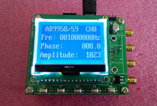 Для AD9958 AD9959 четырехканальный модуль DDS STM32 обучения источнику сигнала V3 |