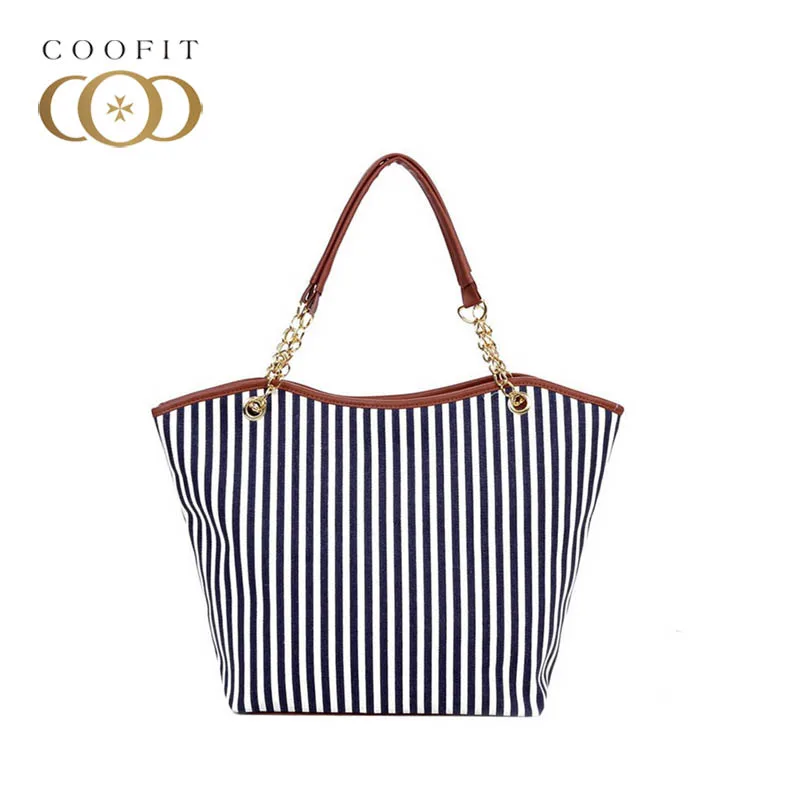 Womens Canvas Stripes Handbags Girls Tote Satchel Beach Shoulder Shopping Bags N Womens Canvas Stripes Handbags Girls Tote Satchel Beach Shoulder Shopping Bags N