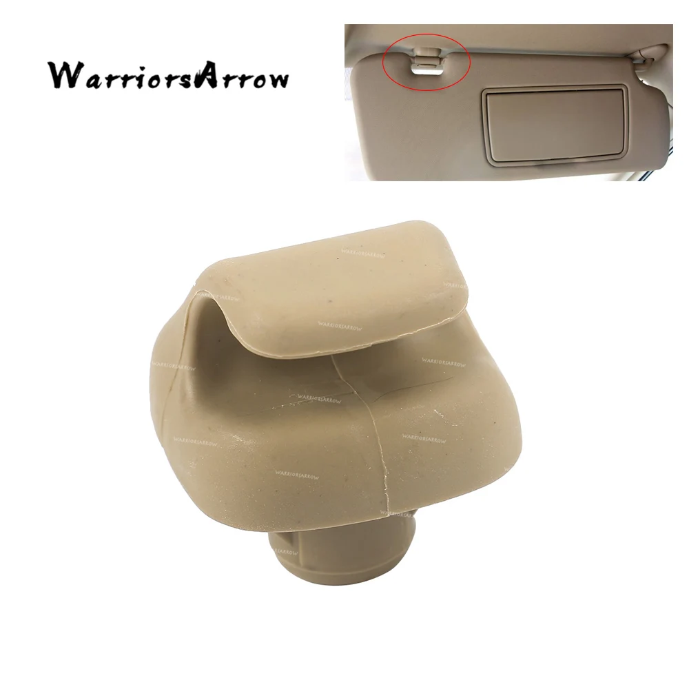 WarriorsArrow Sun Visor Sunvisor Hook Clip Retainer Holder Beige Color