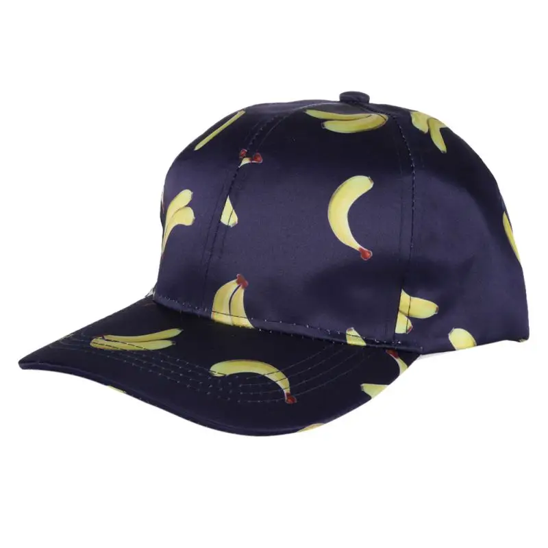 Открытый Для женщин Для мужчин банан колпачок шапка с рисунком Кепка-козырек шапка бейсболка кепка
