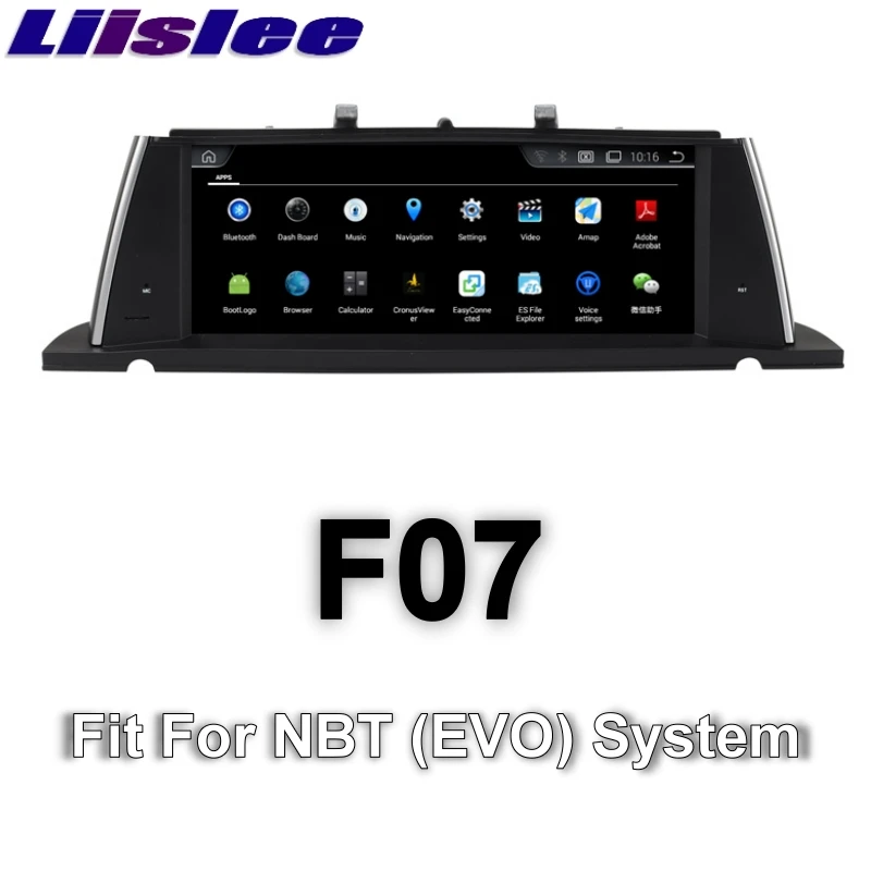 For BMW 5 Series F07 GT 2013~2017 LiisLee Car Multimedia GPS Audio Hi-Fi Radio Stereo Original Style For NBT Navigation NAVI 44