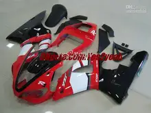 Мотоцикл Обтекатель комплект для YAMAHA YZF R1 YZF-R1 2000 2001 YZFR1 YZF1000 00 01 Красный белый черный Обтекатели комплект + 7 подарки