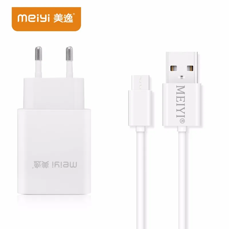 MEIYI 5 V 2.4A/1A EU AC Путешествия USB Зарядное устройство+ M11 1м микро USB кабель для samsung Galaxy S2 S3 S4 Android телефон планшет