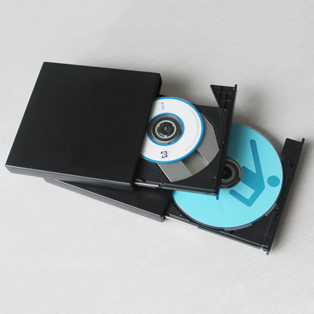External DVD ROM Optical Drive USB 2.0 CD/DVD-ROM CD-RW Player Burner Slim Portable Reader Recorder Portatil for Laptop