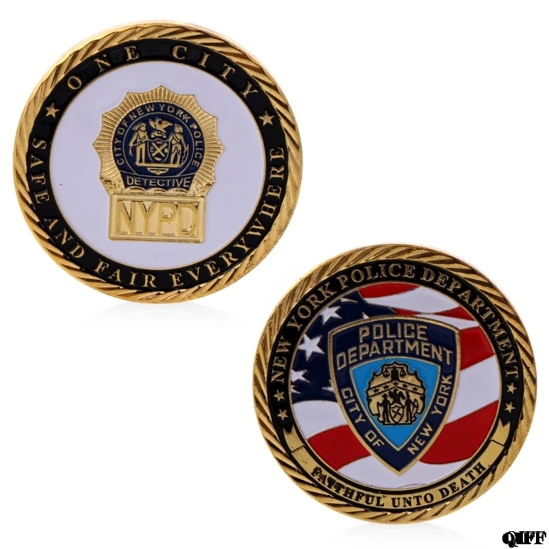 

New York Police Department Gold Plated Commemorative Challenge Coin Collection