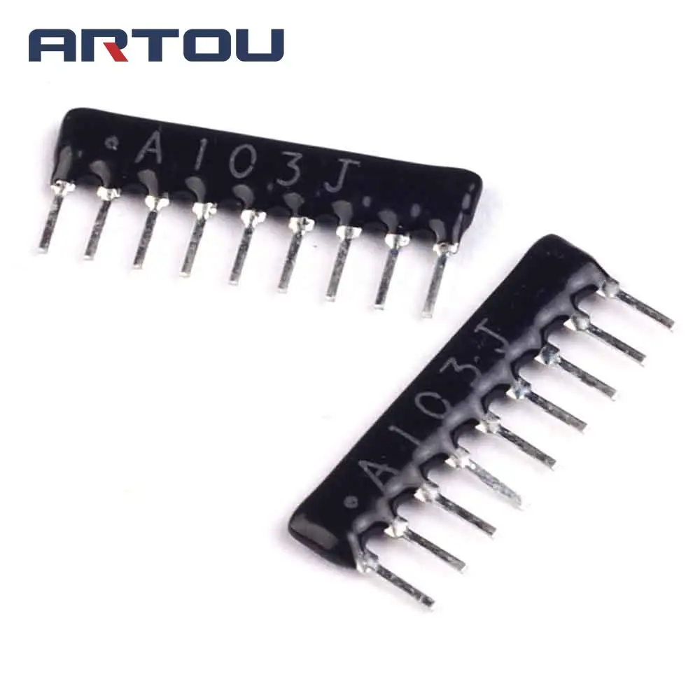 20PCS A09-103 10K A103 9Pin резистор в корпусе DIP Network Array 2 54 MM | Электронные компоненты и
