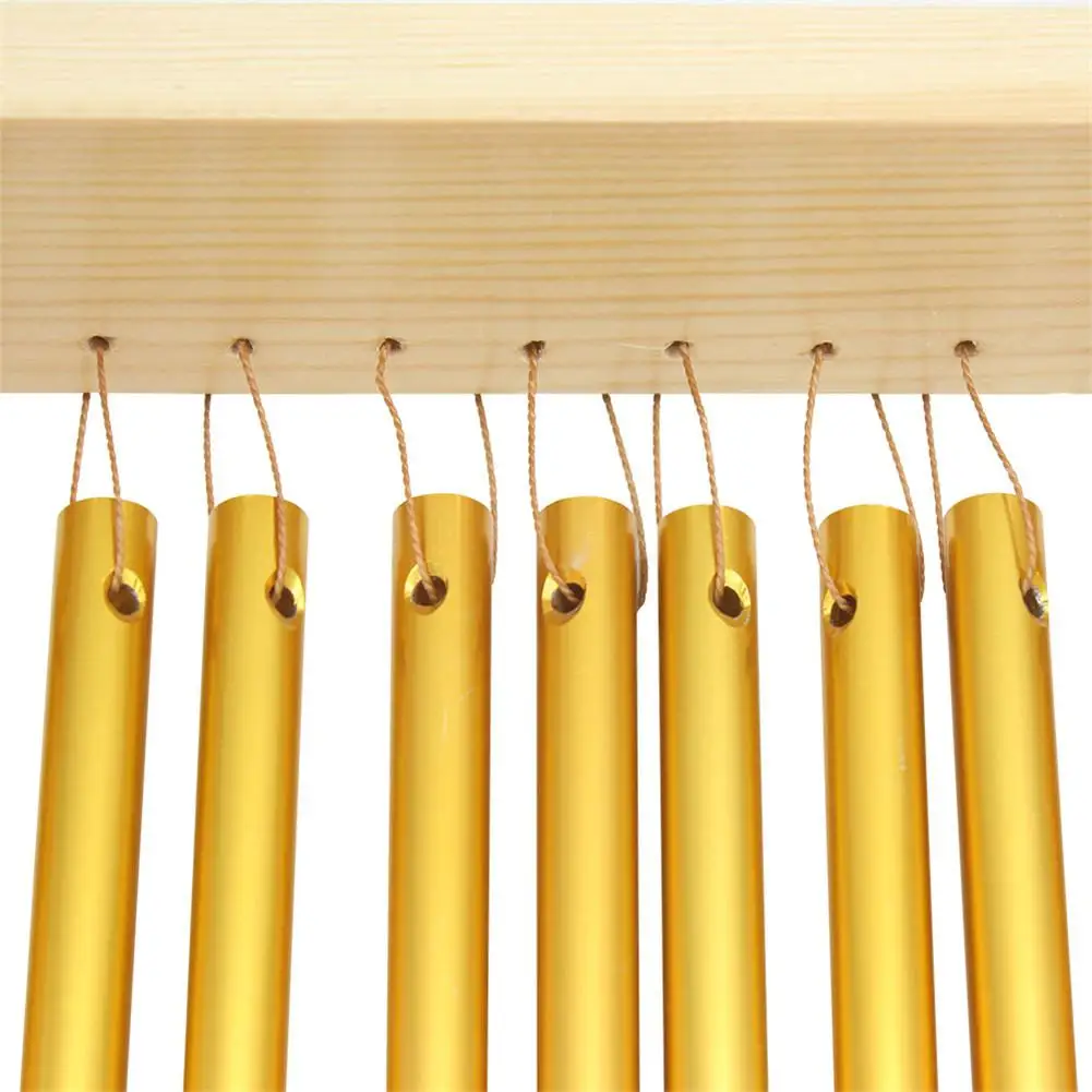 20 Tone aluminum alloy Knocking Bell Solid Wind Chimes with Stick Percussion Instrument Accessories