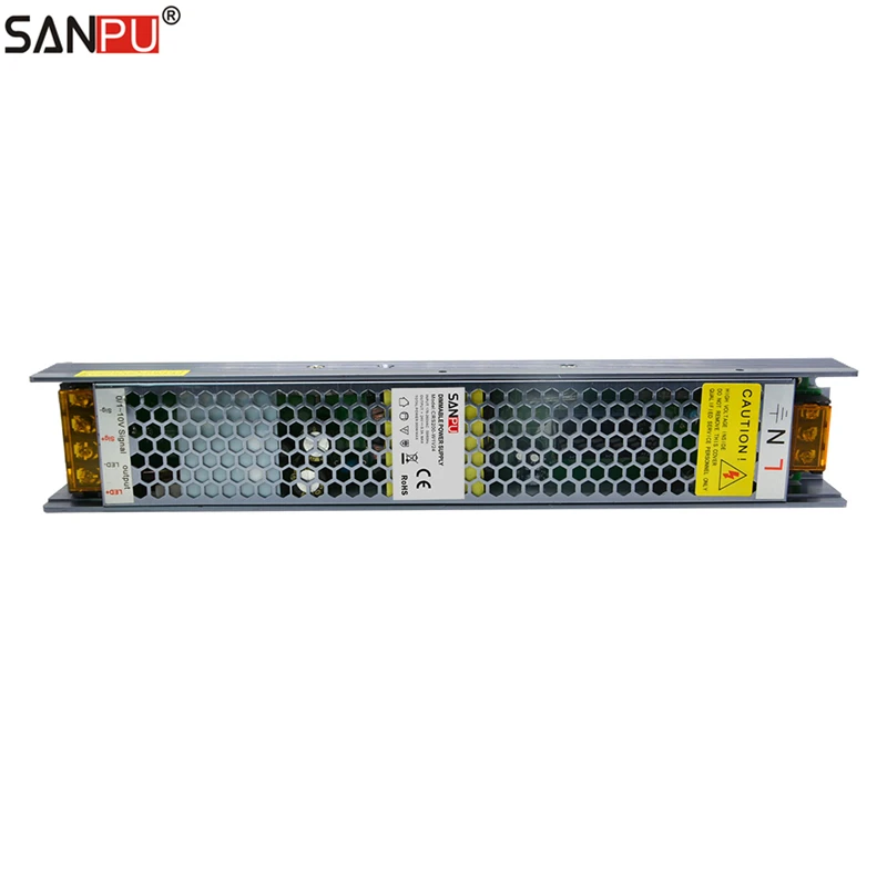 SANPU Dimmable LED Driver 24V 8A 200W Triac & 0-10V Dimming 2in1 Power Supply 24VDC 220V 230V AC/DC 24Volt Lighting Transformer SANPU Dimmable LED Driver 24V 8A 200W Triac & 0-10V Dimming 2in1 Power Supply 24VDC 220V 230V AC/DC 24Volt Lighting Transformer