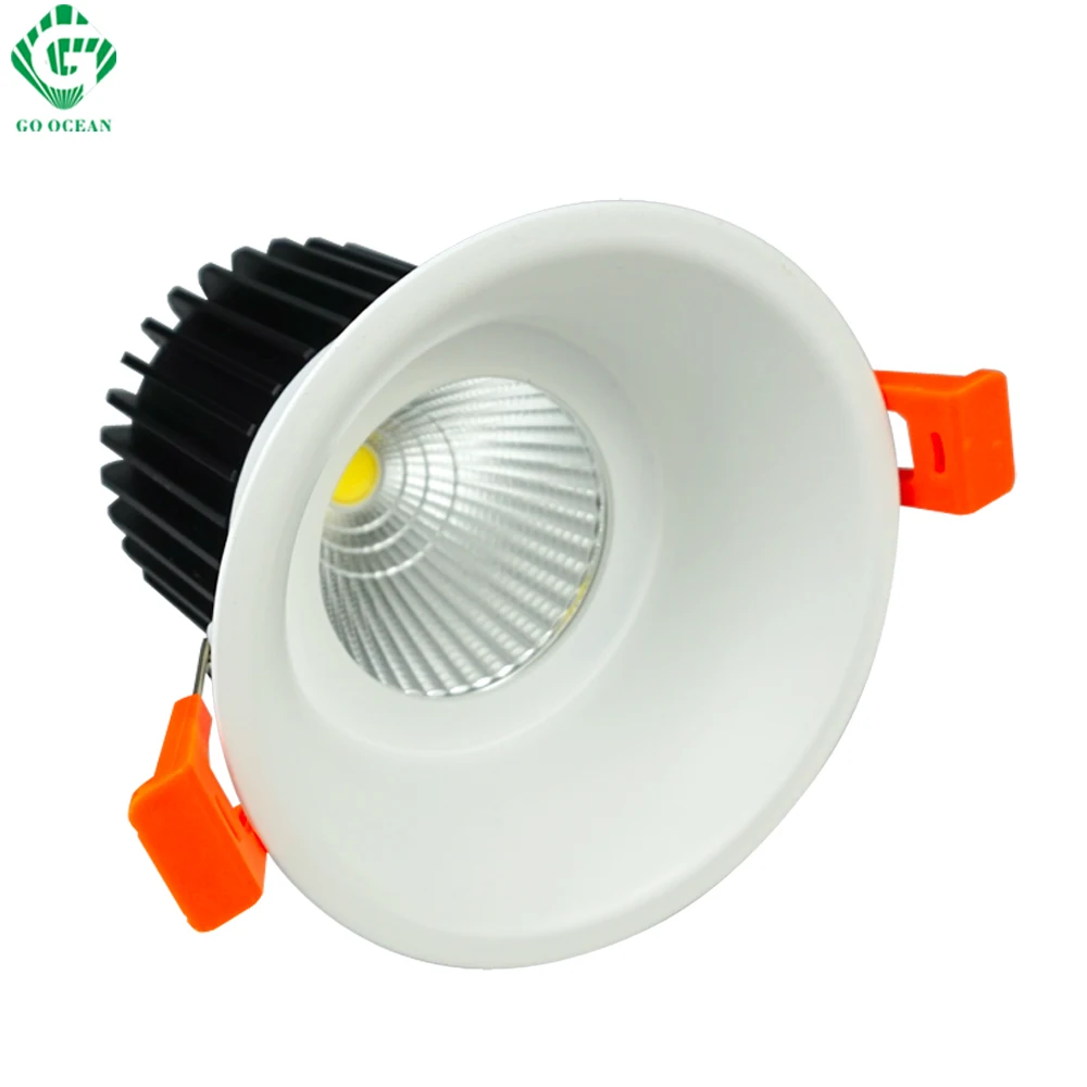 Us 119 57 22 Off Led Downlights Recessed In Wall 12w Cree Dimmable Spot Projector Adjule Downlight Ceiling Kitchen Bathroom Lighting Pure White Flameproof Pbt Plastic Housing Dampproof Design Ideal Recessed Lighting For Color Ceiling Of Living Room Kitchen Or Bathroom