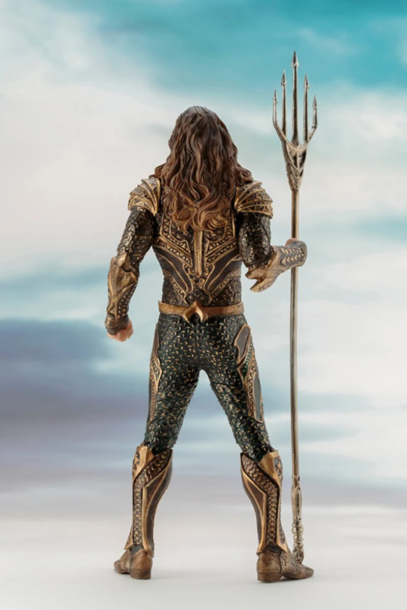 DC Justice League The Flash Cyborg Wonder Woman Batman Superman Statue ARTFX Action Figures Collection Model Toy Doll (10)