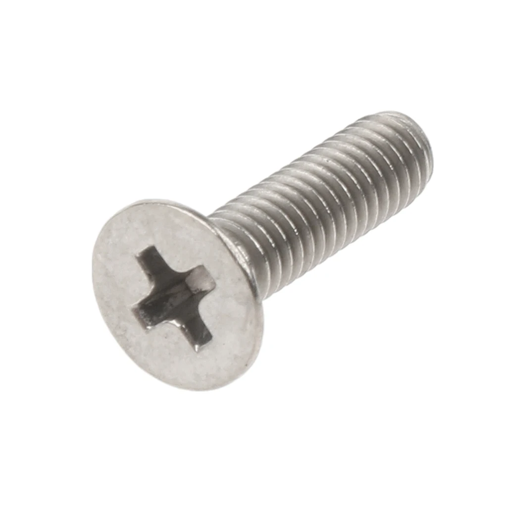 10 Pcs M4 Flat Head Grade 1 Titanium Machine Screws Phillips Drive