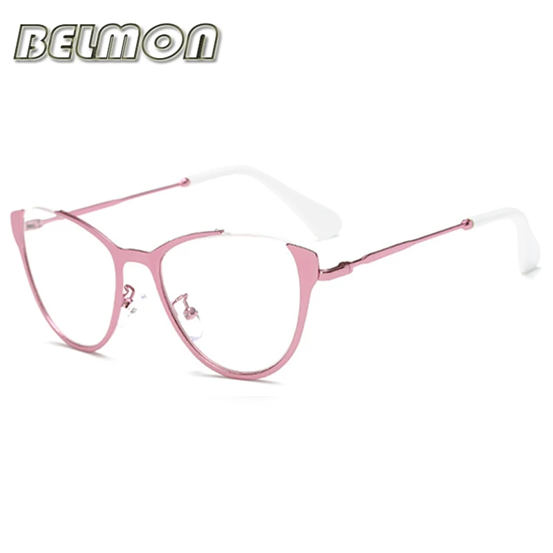 Оправа для очков, женские очки кошачий глаз, компьютерные оптические очки для глаз, очки для женщин, прозрачные линзы для женщин, de RS109 - Цвет оправы: RS109 C05